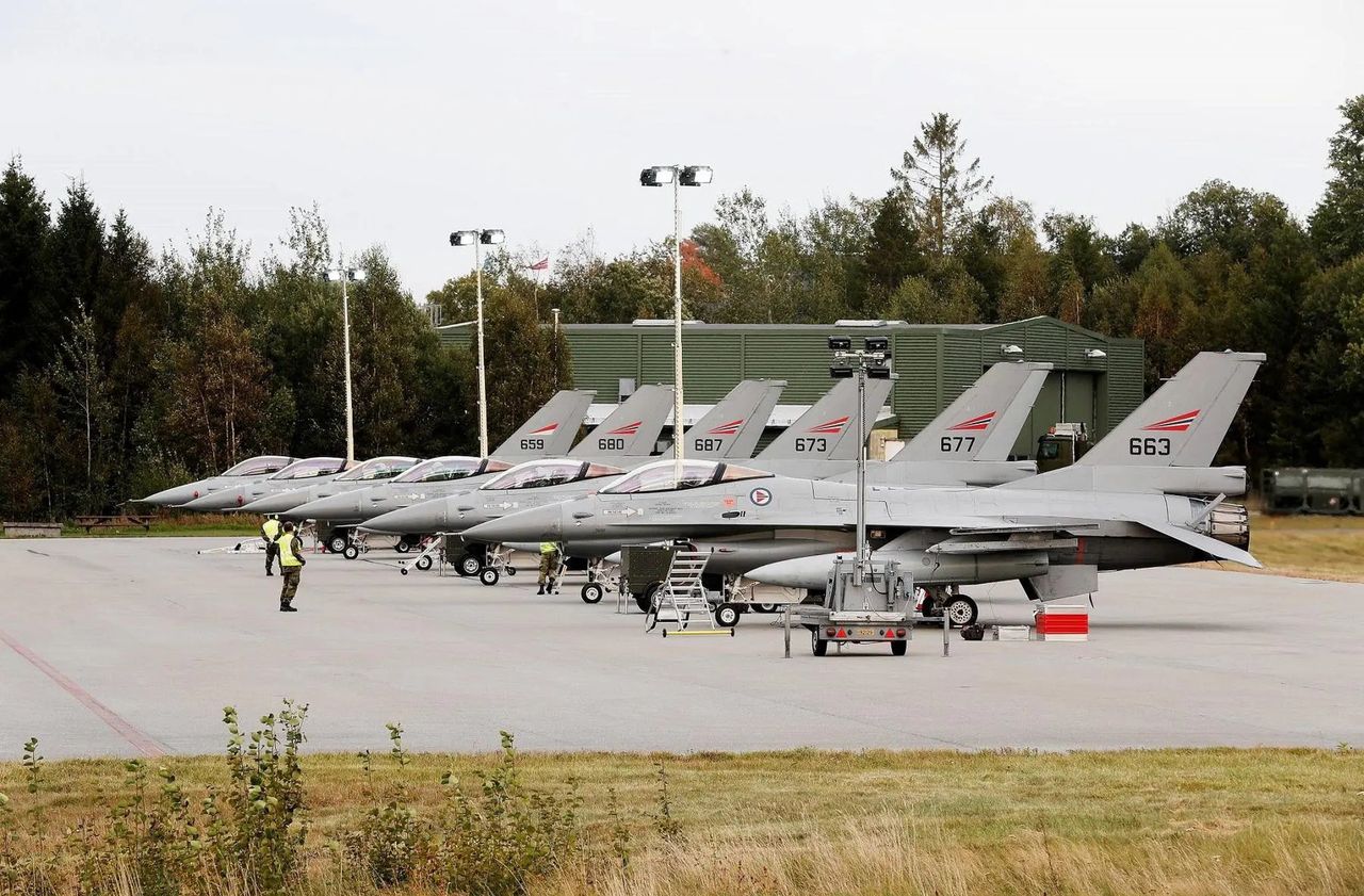 Myśliwce F-16 norweskich sił powietrznych