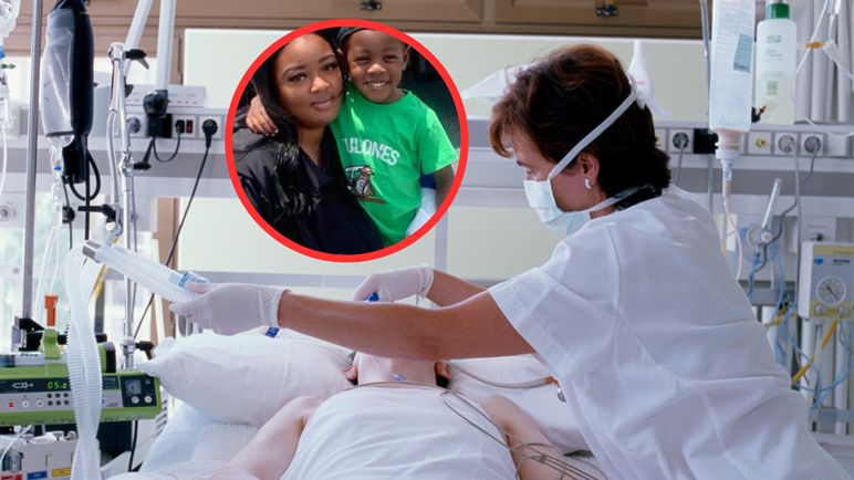 Ciężarną uznano za zmarłą, ale nadal jest podłączony do aparatury