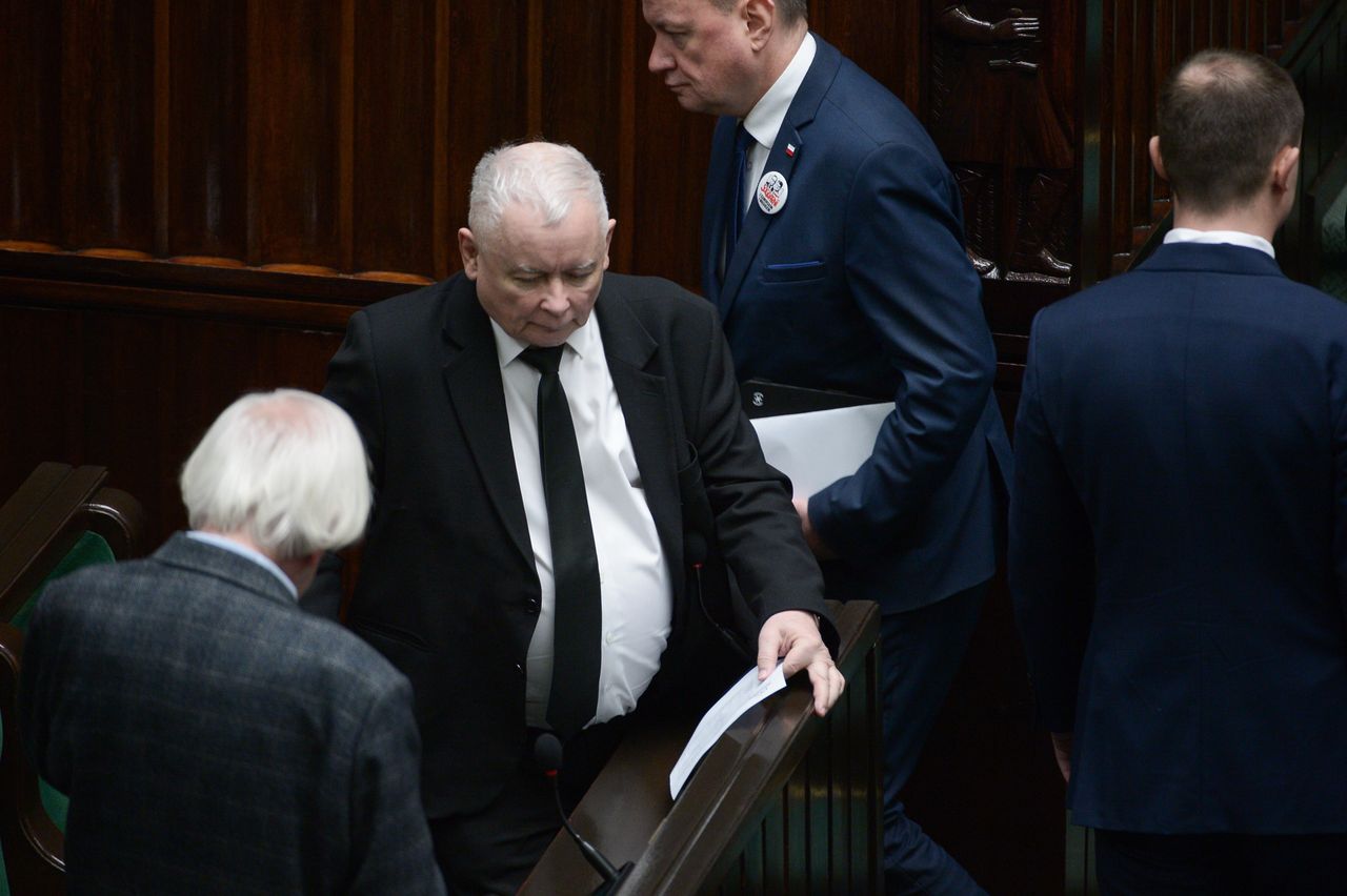 "I co z tego?". Kaczyński nerwowo po pytaniu o Przyłębską