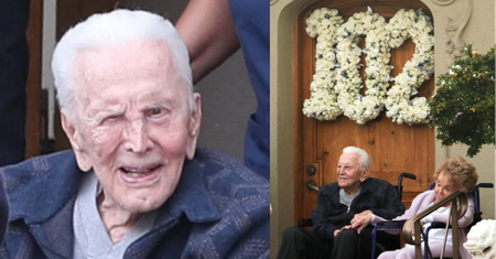 Tak Kirk Douglas obchodził... 102. URODZINY! (ZDJĘCIA)