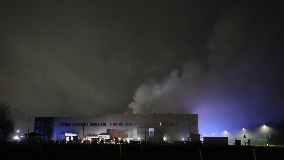 Mazowsze. Ogromny pożar piekarni