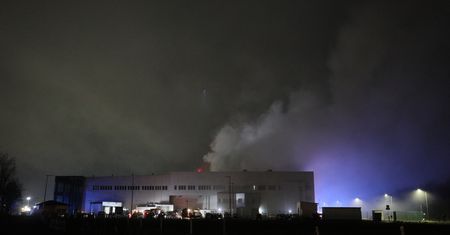 Ogromny pożar piekarni w Małopolu. "Ewakuowano 150 pracowników"