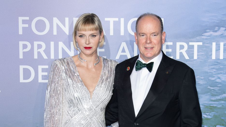 Księżna Charlene i książę Albert