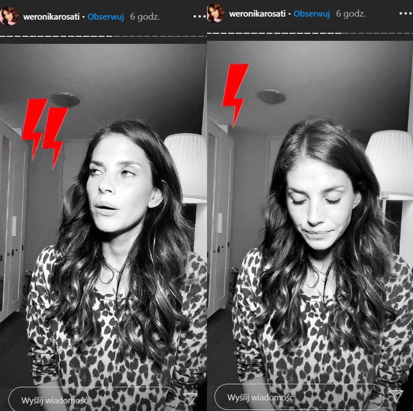 Weronika Rosati wspiera Polki na Instagramie