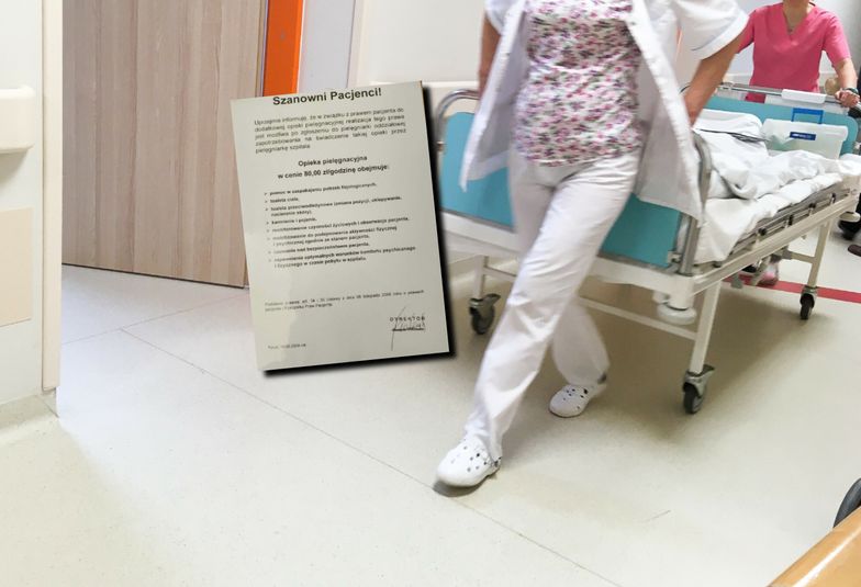 Toruński szpital zdecydował o wprowadzeniu opłat za dodatkową opłatę pielęgniarki