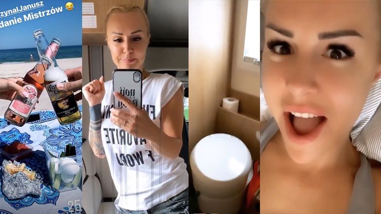 Blanka Lipińska i Baron pojechali nad morze