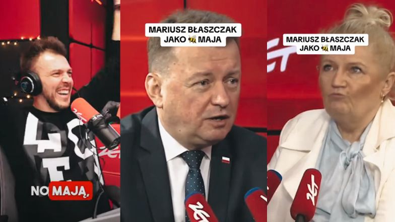 Prezenterzy Radia Zet DRWIĄ z Mariusza Błaszczaka: "Panie pośle, a jak nazywają koleżankę Gucia?" (WIDEO)