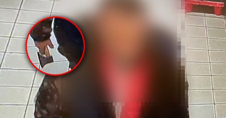 Groza w Biedronce. Miał w ręku siekierę