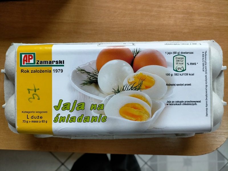 Wycofane ze sprzedaży jajka