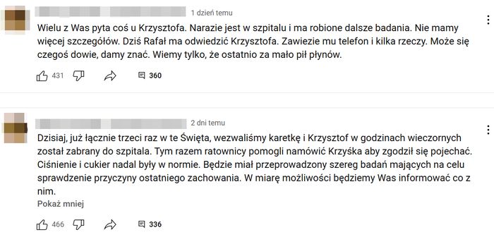 Kononowicz w szpitalu