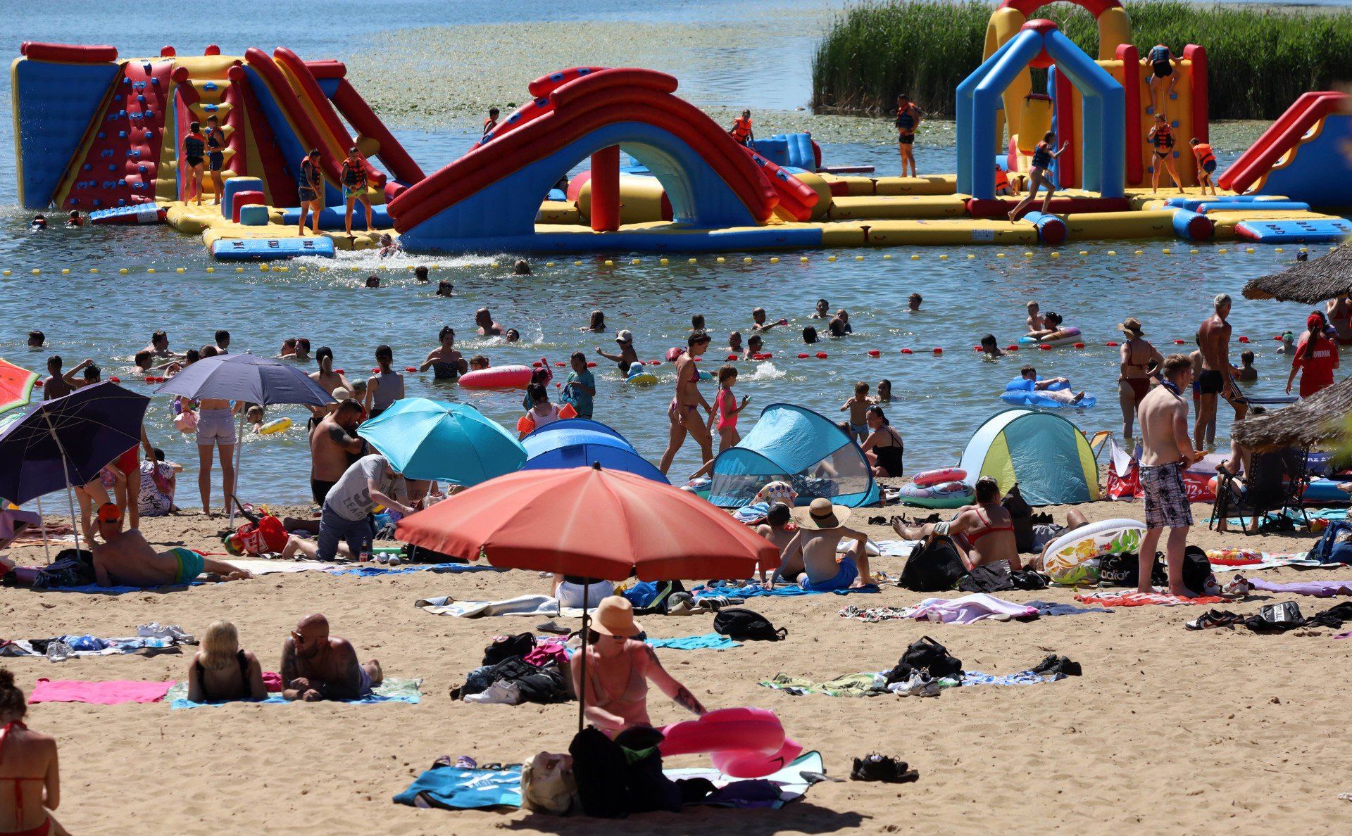 Atrakcje na plaży &#34;Rudnik&#34; w Grudziądzu