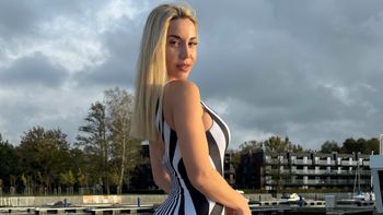 Walcząca z chłodem Marianna Schreiber pręży pośladki w ZEBERCE na pokładzie motorówki. Ogień? (FOTO)