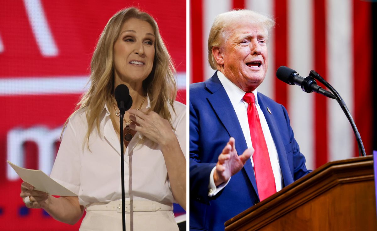 celine dion, Donald Trump, polityka, usa Celine Dion kpi z decyzji sztabu Donalda Trumpa. Serio, ta piosenka?