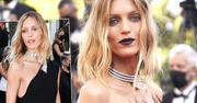 Cannes 2021. Anja Rubik olśniła na czerwonym dywanie. Polska gwiazda postawiła na czerń
