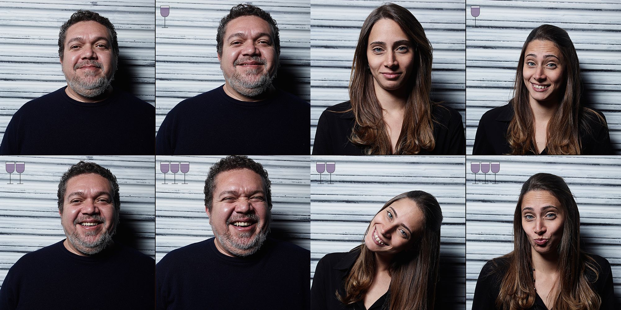 Zastanawialiście się kiedyś jak wyglądacie po 1, 2 i 3 lampkach wina? 6