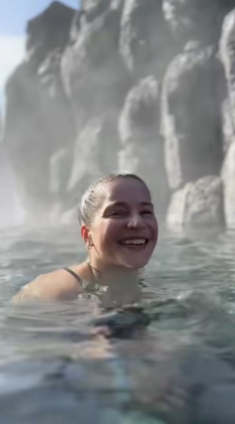Anna Dereszowska na Islandii