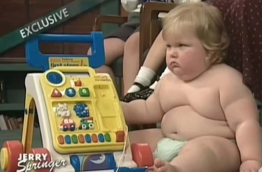 Kiedy miał 17 miesięcy ważył ponad 30 kg