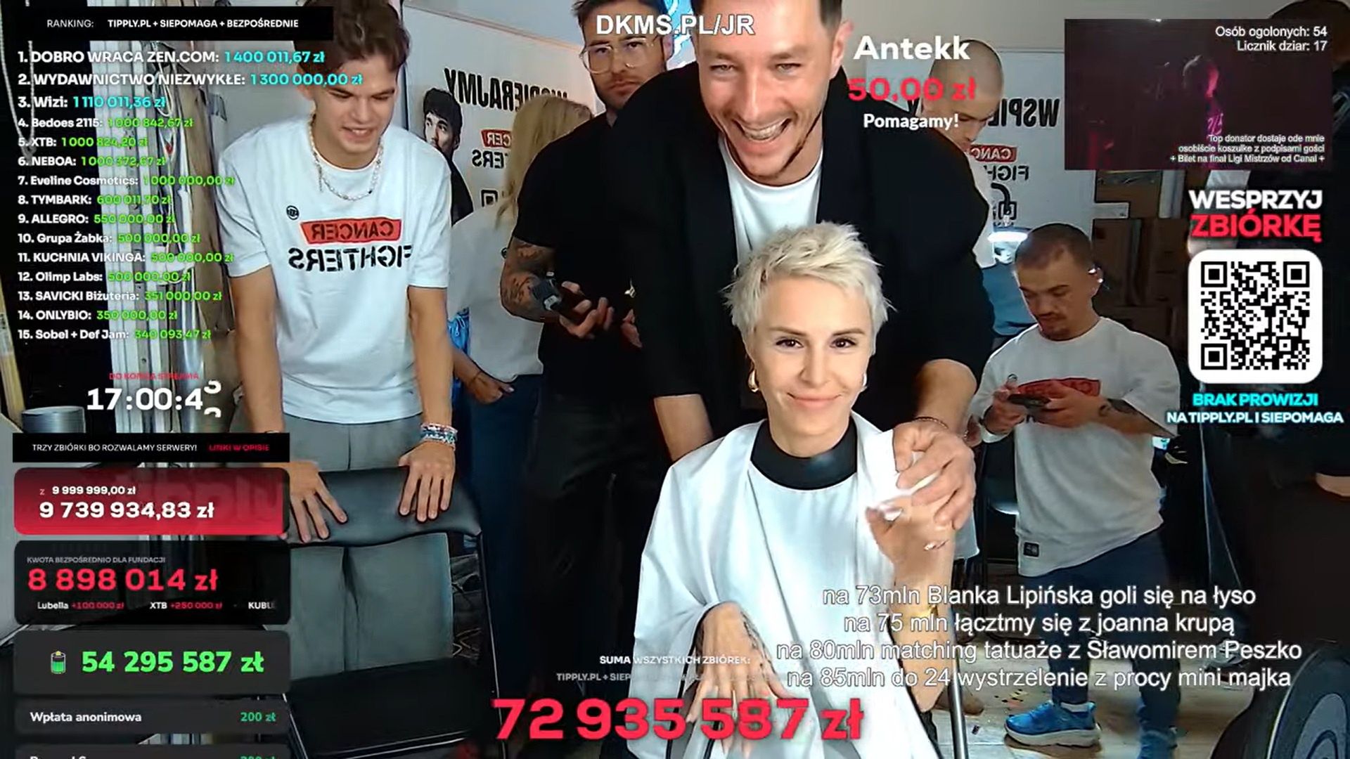 Blanka Lipińska wzięła udział w akcji Łatwoganga