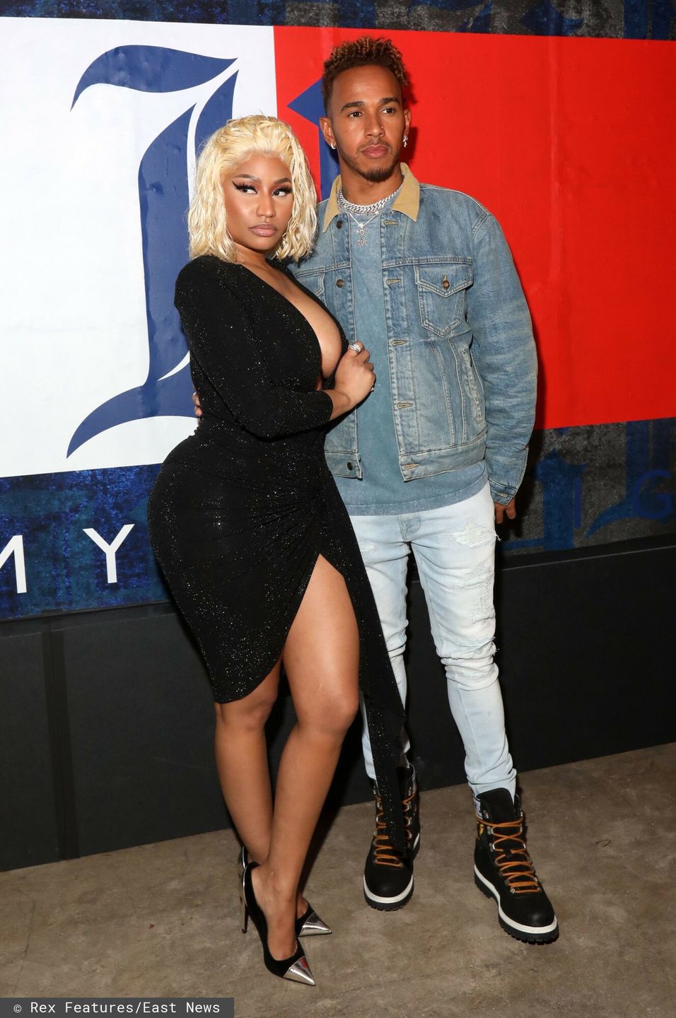 Nicki Minaj i Lewis Hamilton w 2018 roku