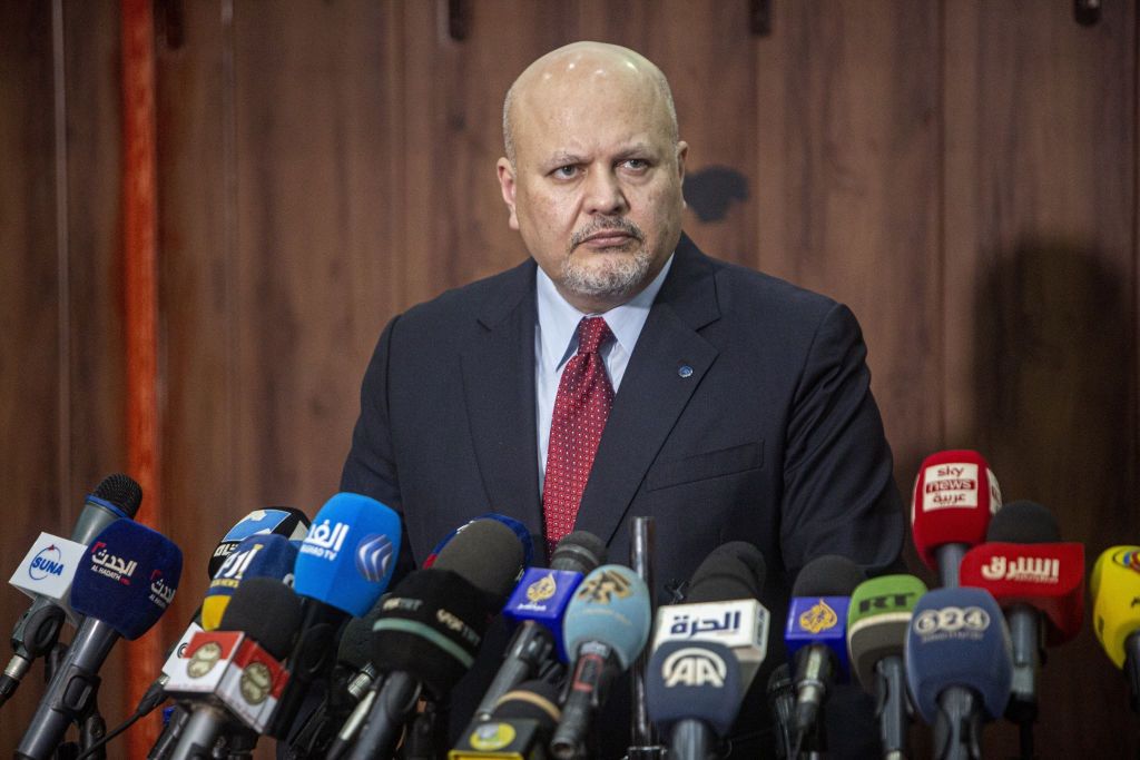 International Criminal Court's chief prosecutor Karim KhanKHARTOUM, SUDAN - AUGUST 12: Karim Khan, the International Criminal Court's chief prosecutor holds a press conference in Khartoum, Sudan on August 12, 2021. (Photo by Mahmoud Hjaj/Anadolu Agency via Getty Images)Anadolu Agencyinternational criminal court's chief prosecutor