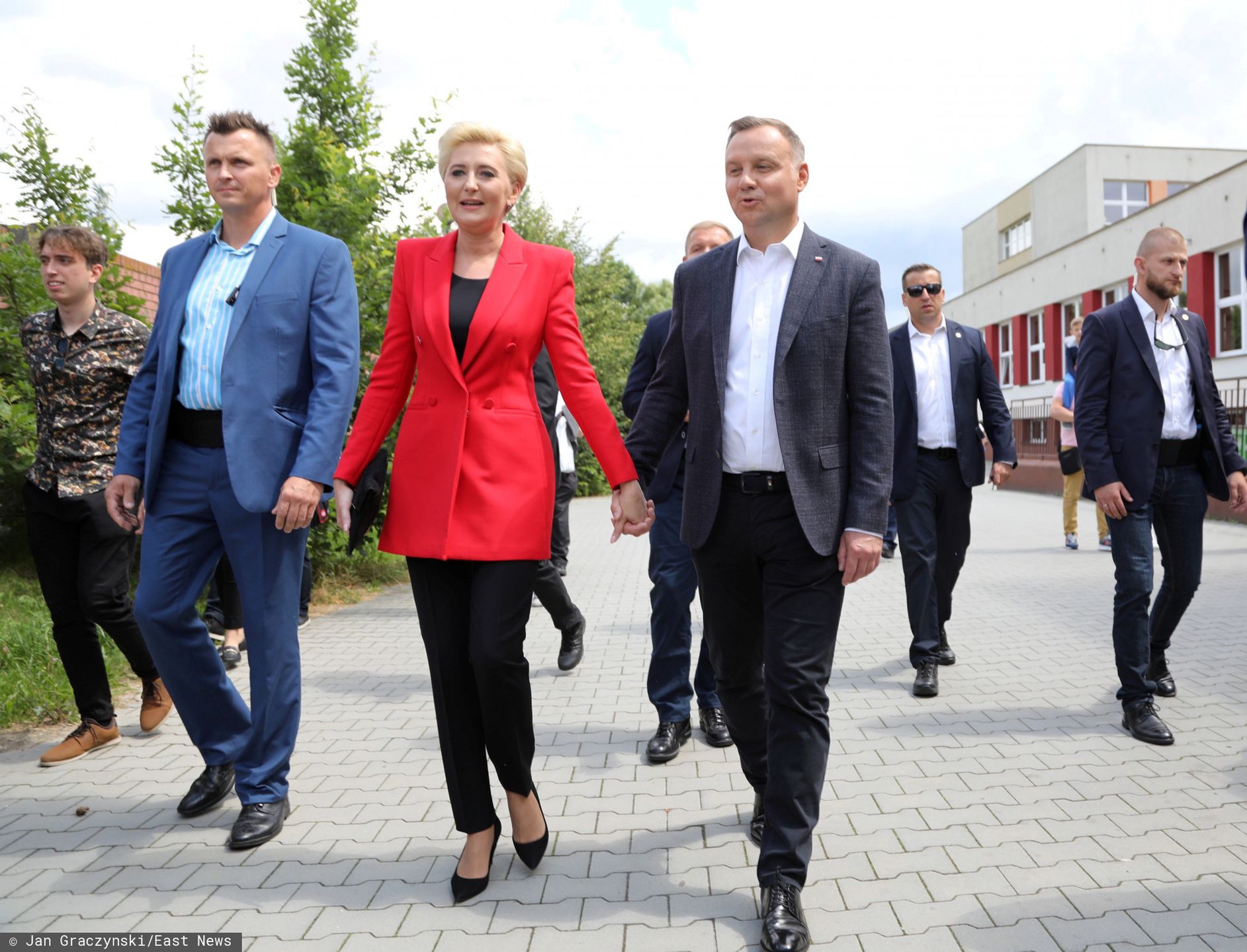 Andrzej Duda z rodziną