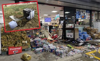 Nietypowa kradzież w Teksasie. Zdemolowali sklep, zgubili bankomat