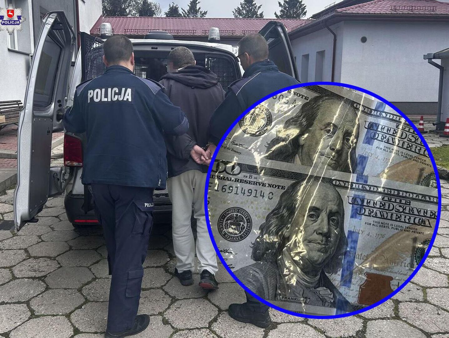 Bończa: Mężczyzna zobaczył kwotę mandatu i wyciągnął dolary. Chciał przekupić policjantów