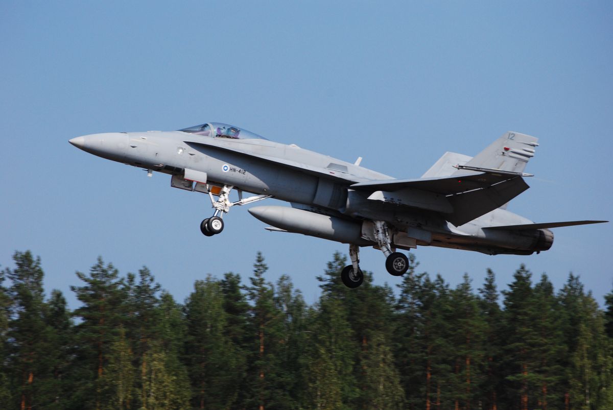 Fiński myśliwiec F-18 Hornet
