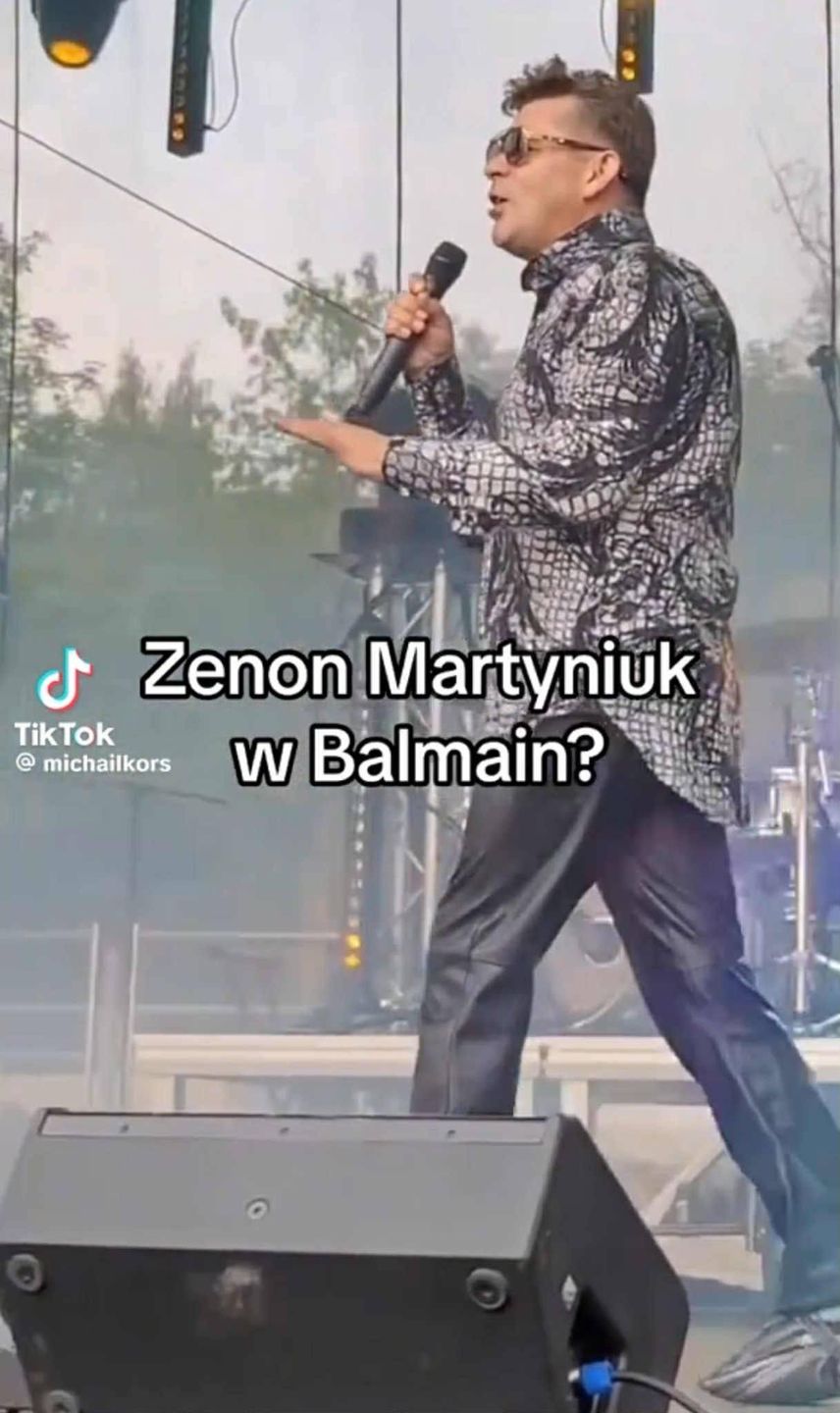Wystrojony Zenon Martyniuk