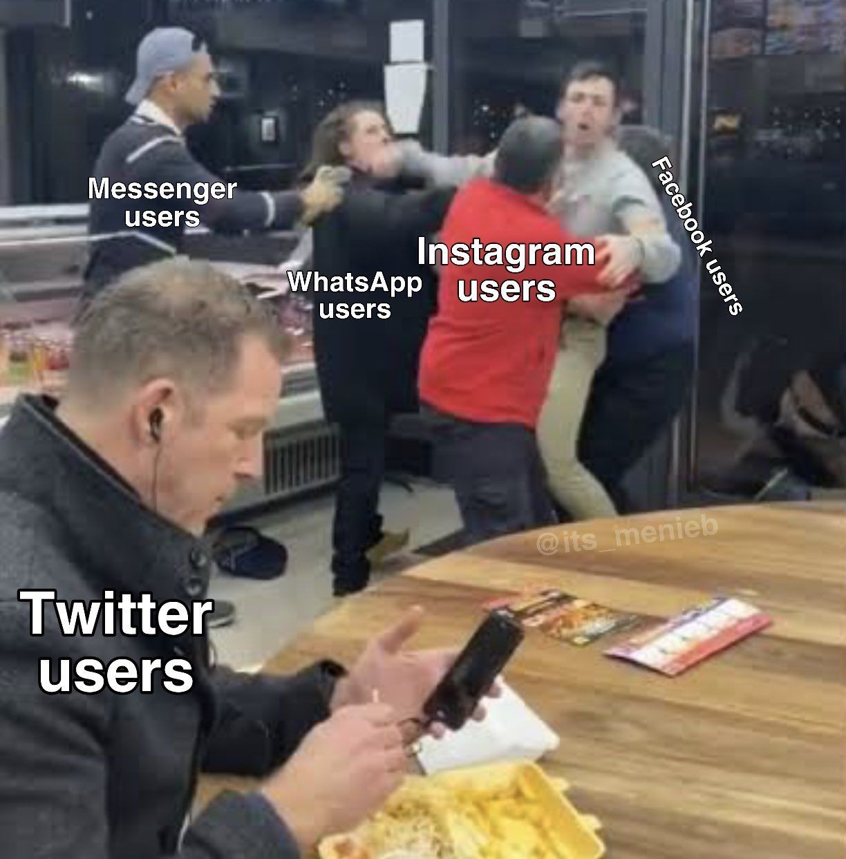 Awaria Facebook - mem