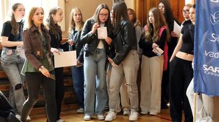 Pokaz sukien ślubnych był atrakcją drzwi otwartych w Zespole Szkół Gastronomiczno-Hotelarskich w Grudziądzu