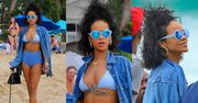 Rihanna W ŚWIĘTA NA PLAŻY! (FOTO)