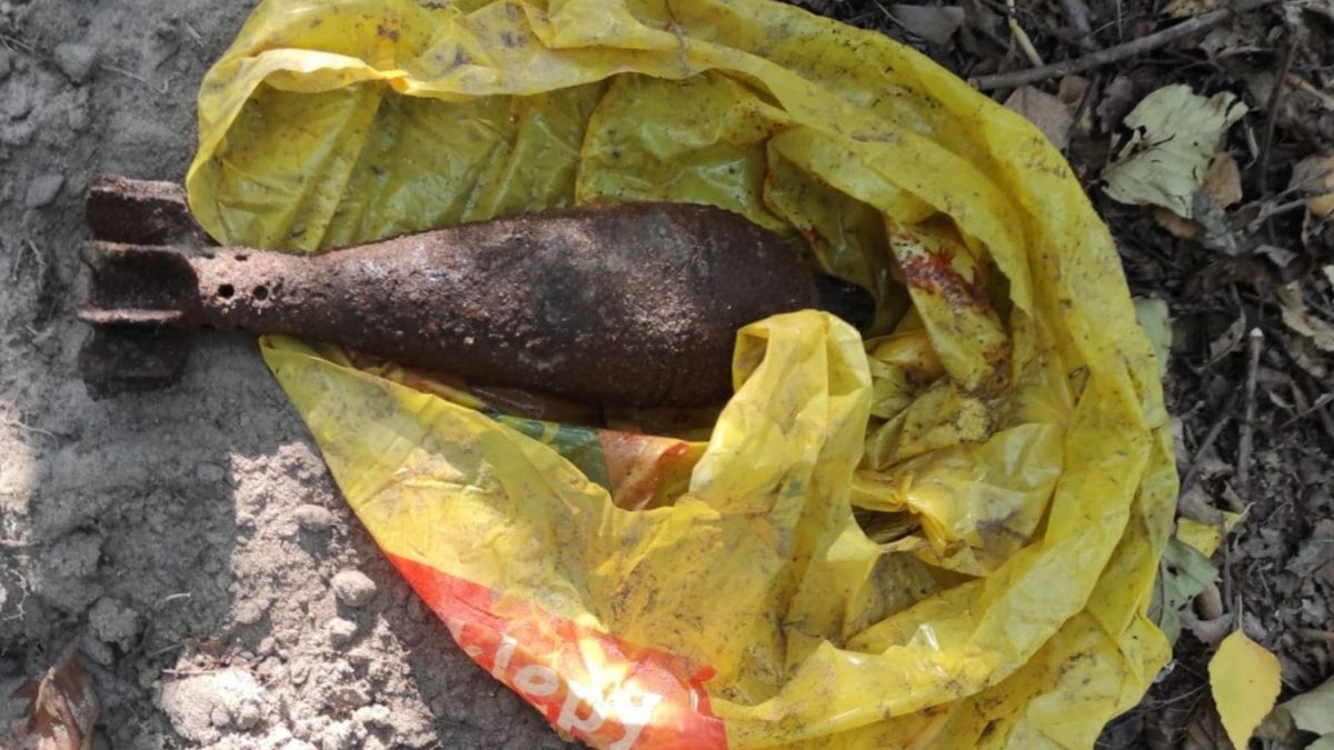 Arsenał z okresu wojny ujawniony na prywatnej posesji