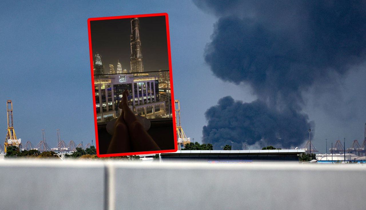 Polscy influencerzy są w Dubaju. Pokazał ujęcie z balkonu