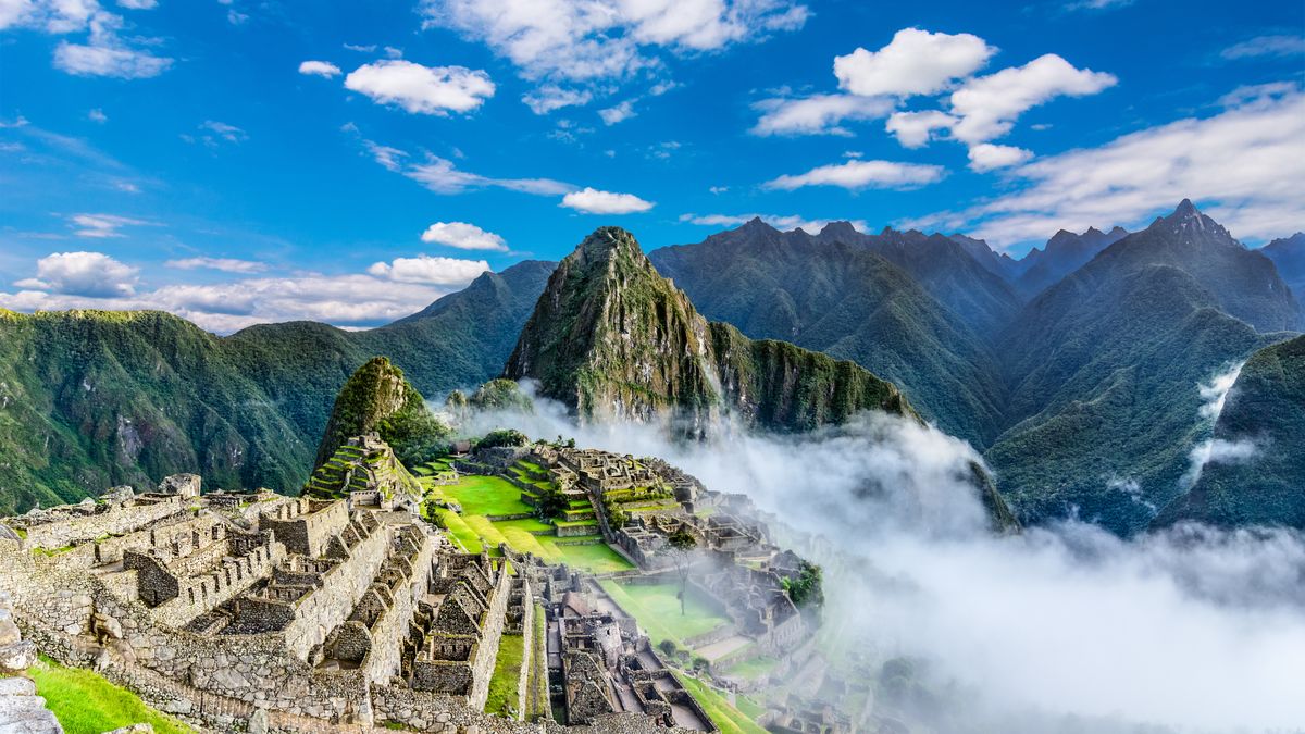 Machu Picchu z lotu ptaka