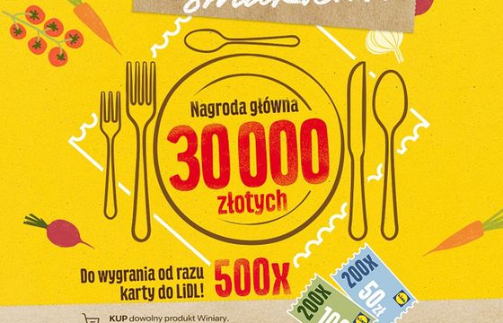 Agencja Unique One organizuje loterię marki Winiary sklepach Lidl