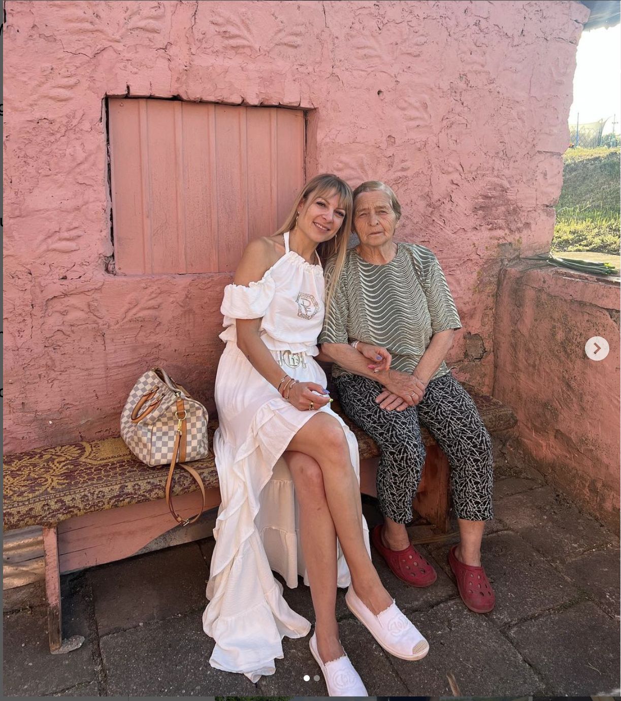 Magdalena Narożna w butach "Chanel"