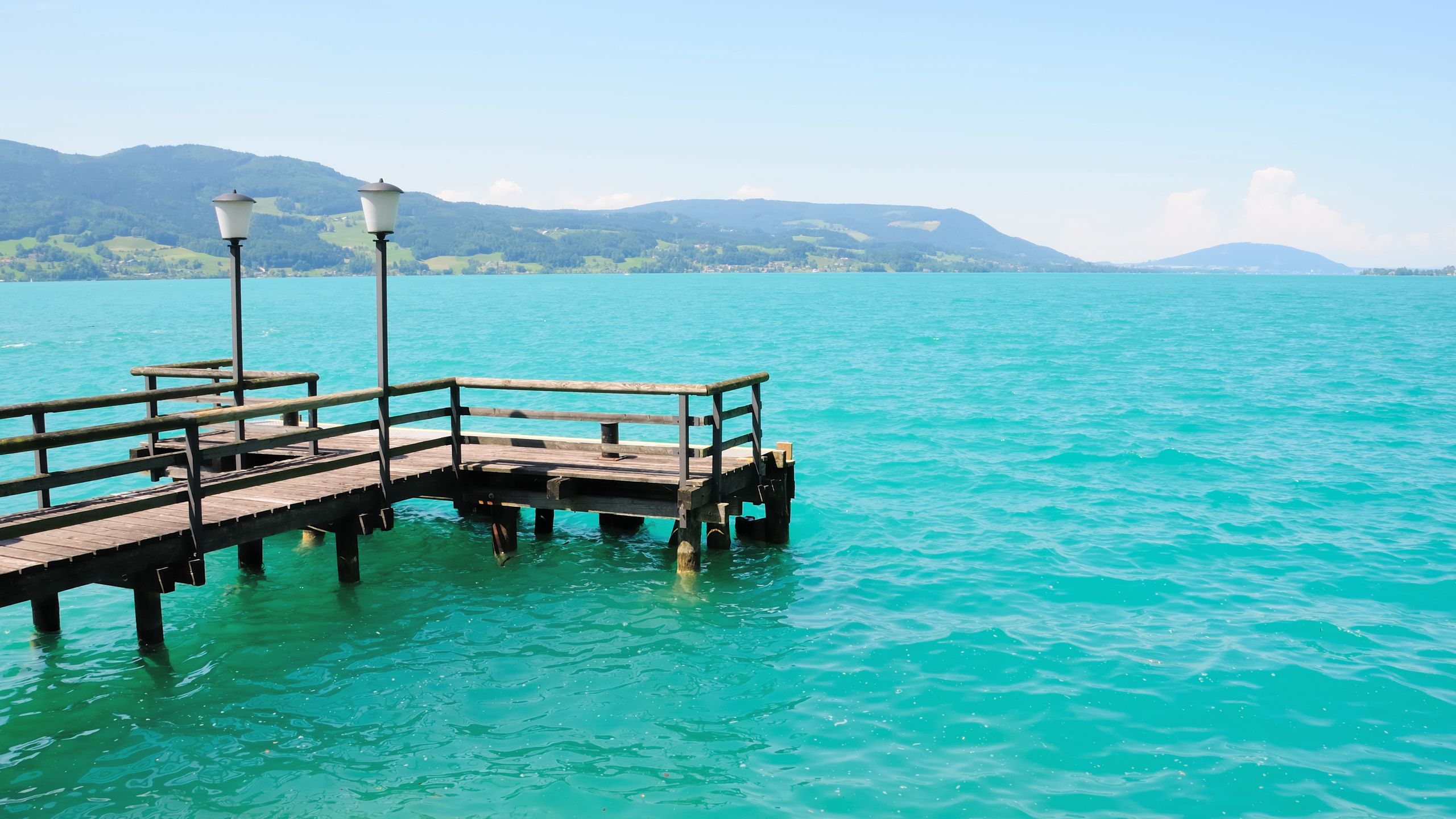 Polka nurkowała w jeziorze Attersee w Austrii