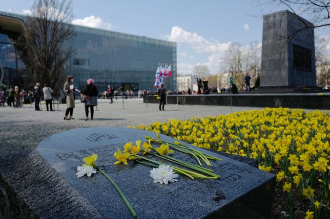 Powstanie w getcie warszawskim. Siedziba Muzeum Historii Żydów Polskich POLIN w Warszawie