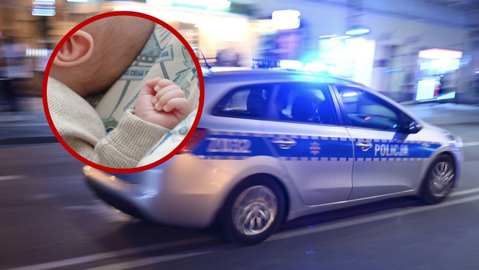 Kilkumiesięczny chłopiec ofiarą przemocy domowej.