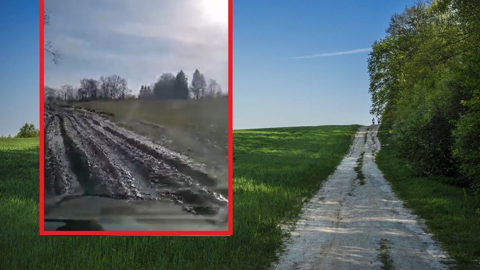 Z powodu fatalnej drogi do wsi Ząbrowiec nie dojechała karetka. Małżeństwo zmarło