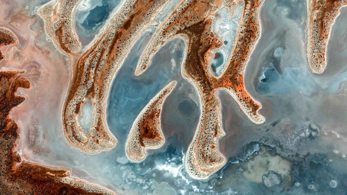 Niezwykłe kolory, kształty i wzory na zdjęciach satelitarnych Ziemi z Google Earth 1