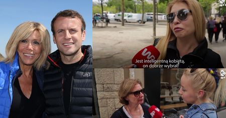 Francuzi o związku Macrona: "Co ma prezydentura do wieku małżonki? Jest inteligenta, DOBRZE WYBRAŁ!"