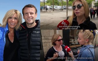 Francuzi o związku Macrona: "Co ma prezydentura do wieku małżonki? Jest inteligenta, DOBRZE WYBRAŁ!"