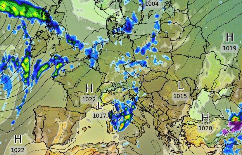 Nowa prognoza pogody. W poniedziałek będzie deszczowo w wielu częściach Polski
