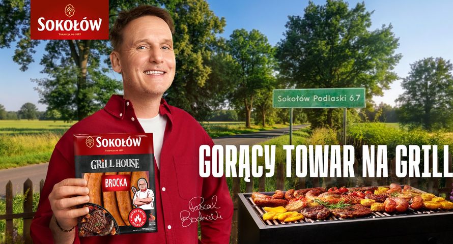 Pascal Brodnicki i "mafijny" towar w nowej kampanii Sokołowa