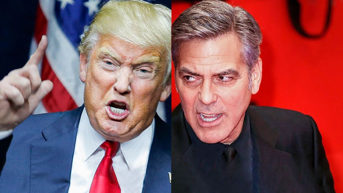 Donald Trump vs George Clooney