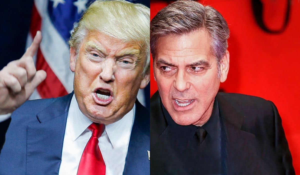 Donald Trump vs George Clooney