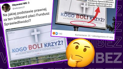 "Kogo boli krzyż?" Katolickie billboardy zalewają Polskę. Za publiczne pieniądze