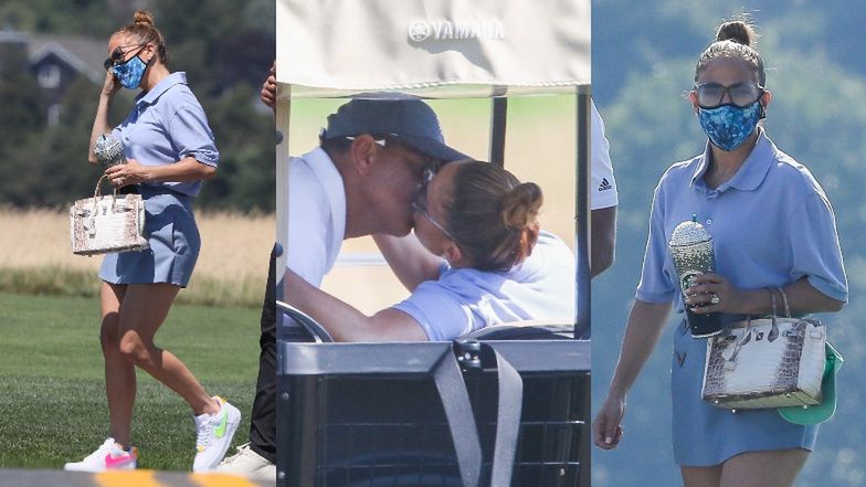 Jennifer Lopez świętuje 45. urodziny z narzeczonym na polu golfowym
